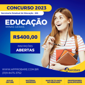 Secretaria de Educação de Minas Gerais 2023 | Curso COMPLETO