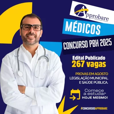 Concurso Saúde PBH para Médicos